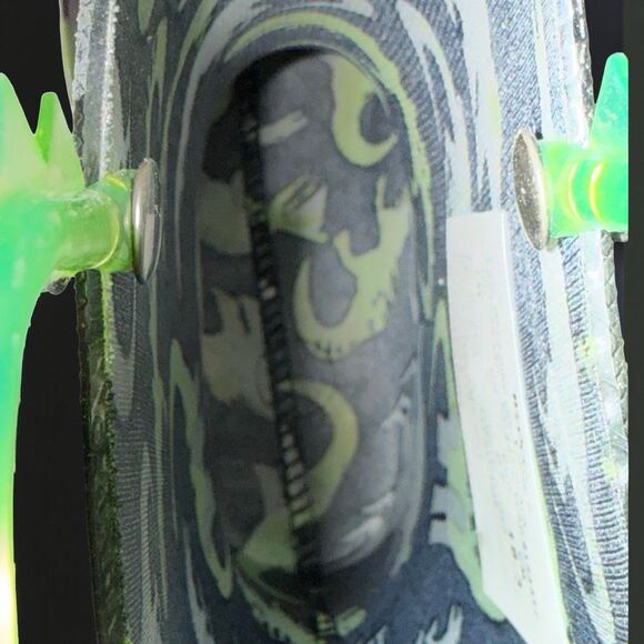 WESTERN CHEIF Toddler Wade Dinosaur Lighted Black Boots Size 10 - Picture 3 of 9